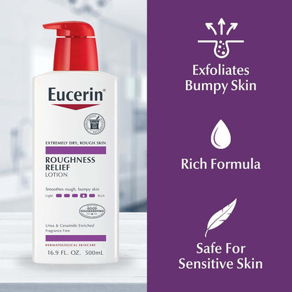 Eucerin Urea Enriched Body Moisturizer – Dermatologist-Recommended Birthday Gift for Women with Sensitive or Bumpy Skin