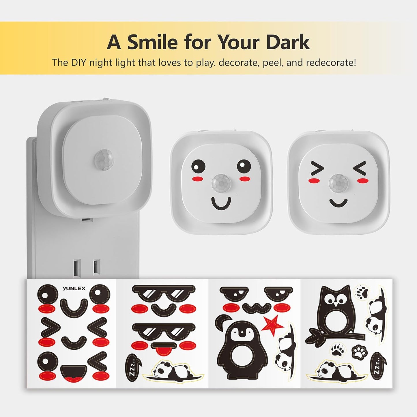 EverBrite Indirect Double Layer LED Night Light, Eye Friendly Soft Warm Light for Restful Sleep and Nighttime Reading