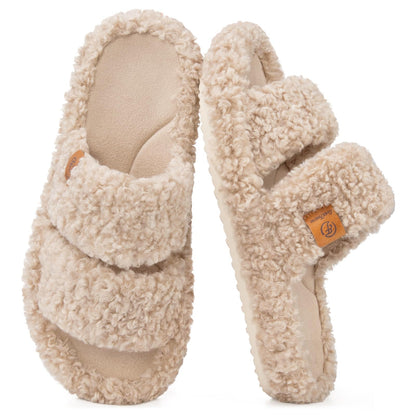 EverFoams Memory Foam House Slippers – Effortless Slip-On Style, Less-Is-More Footwear in Matte Black and Soft Neutrals
