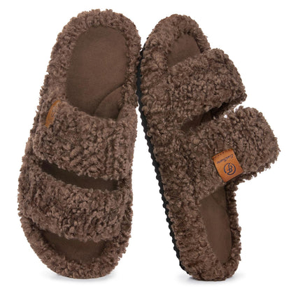 EverFoams Memory Foam House Slippers – Effortless Slip-On Style, Less-Is-More Footwear in Matte Black and Soft Neutrals