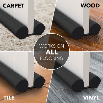Everlasting Comfort Fabric Door Draft Guard – Designer-Friendly Draft and Sound Solution for Cozy Interior Spaces