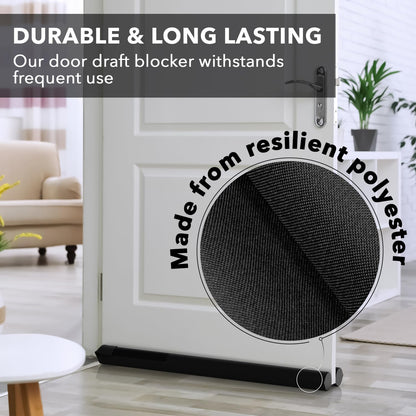 Everlasting Comfort Fabric Door Draft Guard – Designer-Friendly Draft and Sound Solution for Cozy Interior Spaces