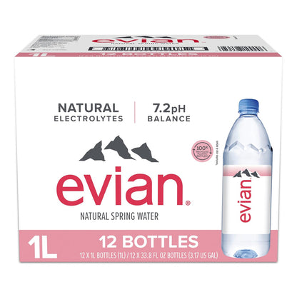 Evian Spring Water – Kid-Friendly 12-Pack Hydration for Soccer Practice and Park Outings