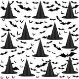 Famoby Lightweight Halloween Witch Hat and Bat Sticker Set – Kid-Friendly Playroom and Nursery Wall Decoration