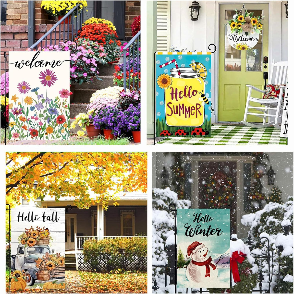 exclusive watercolor design style applied across all seasonal themes