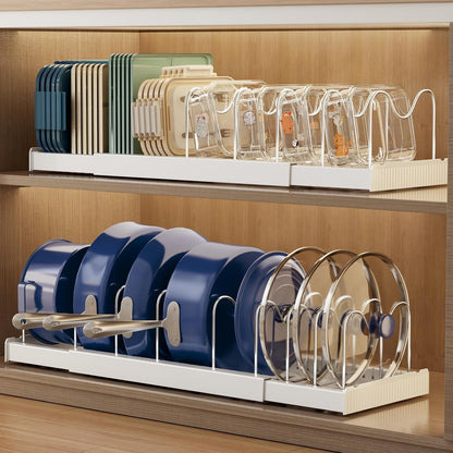expandable rail system stretching from 12.6" to 22.4" (standard) or 31.3" (large variant)
