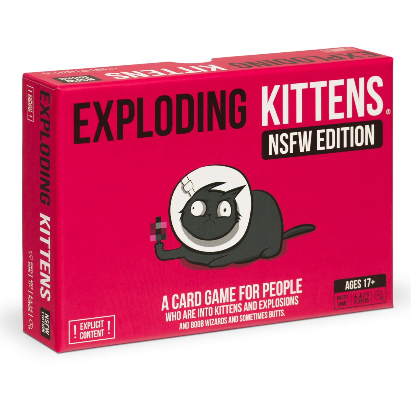Exploding Kittens NSFW Edition 2-5 Players - Ages 17+ - 15 Minutes to Play - Party &amp;amp; Family Card Game for Adults