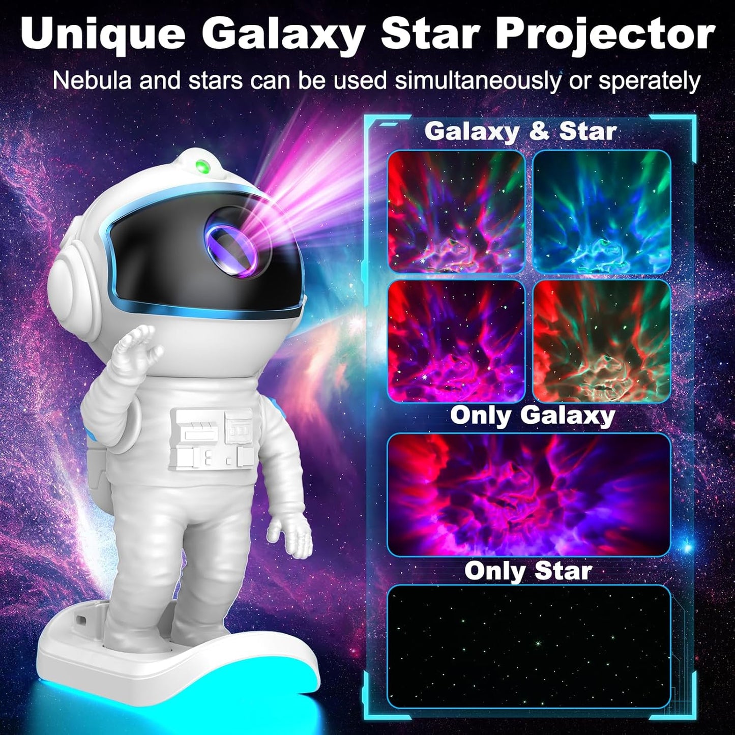 extra-large upgraded projection area