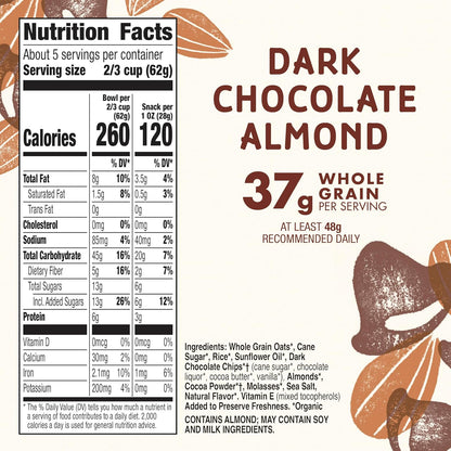 fair trade certified dark chocolate chips and cocoa inclusions