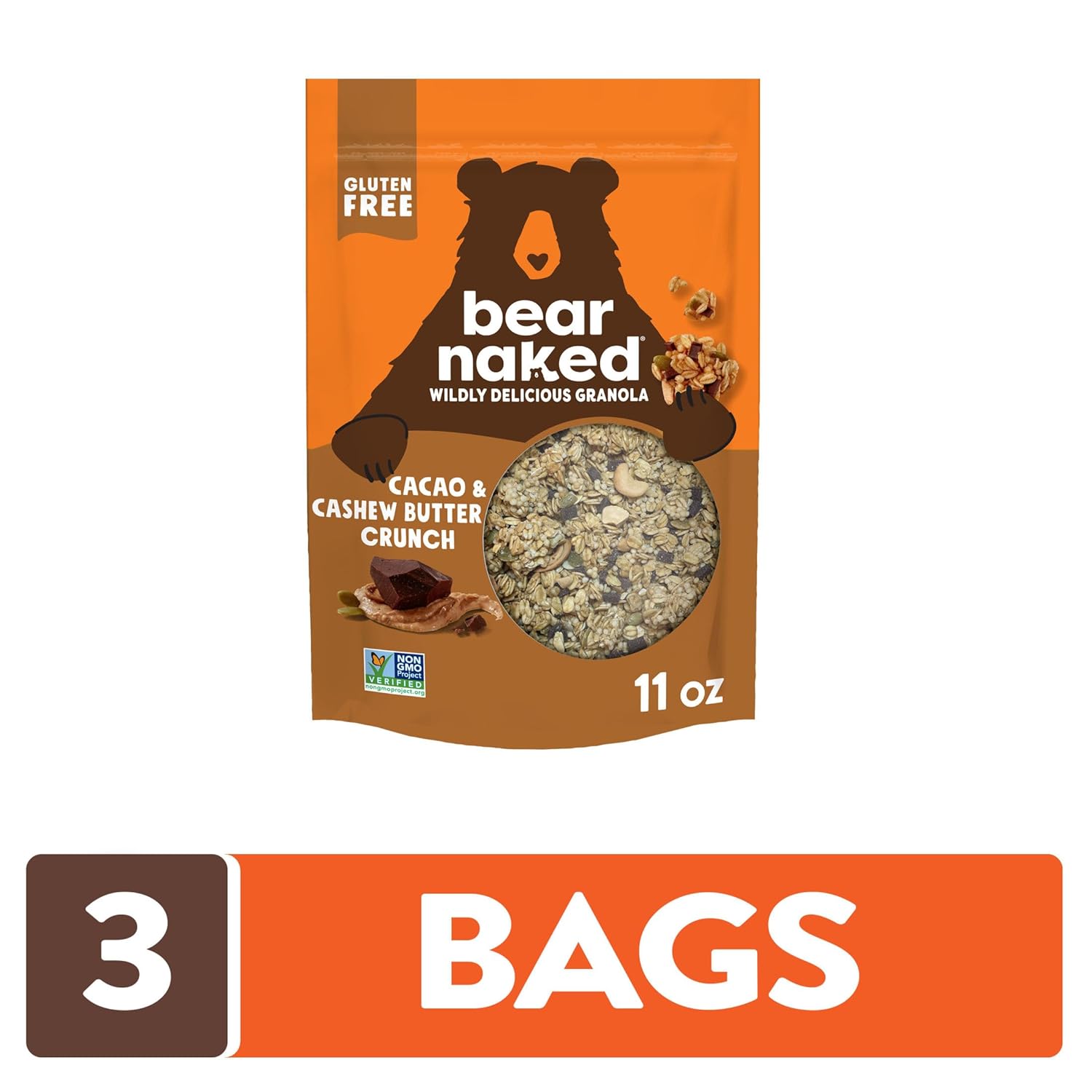 fair trade chocolate blended with cashew butter and toasted pumpkin seeds