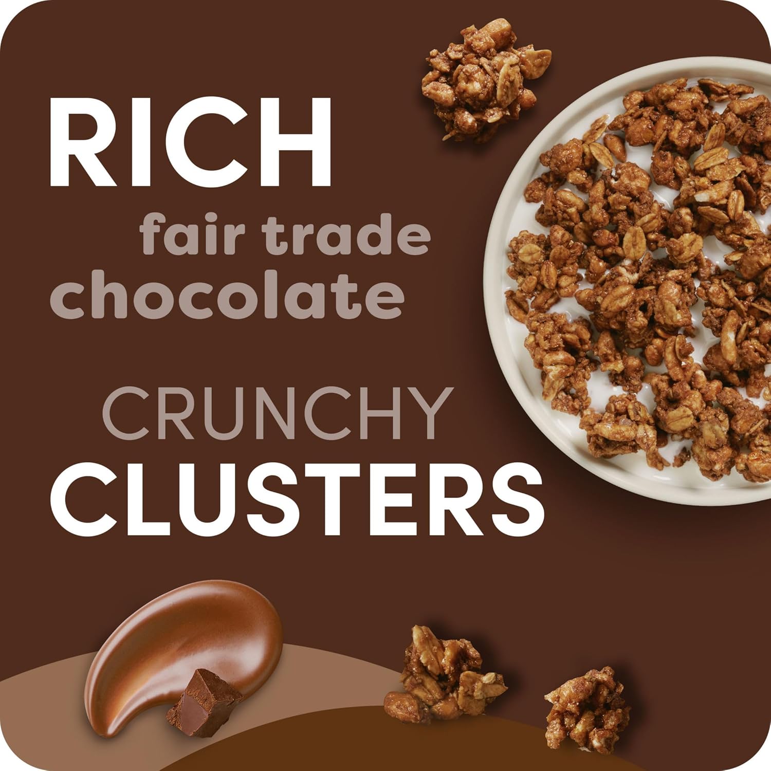 fair trade chocolate clusters