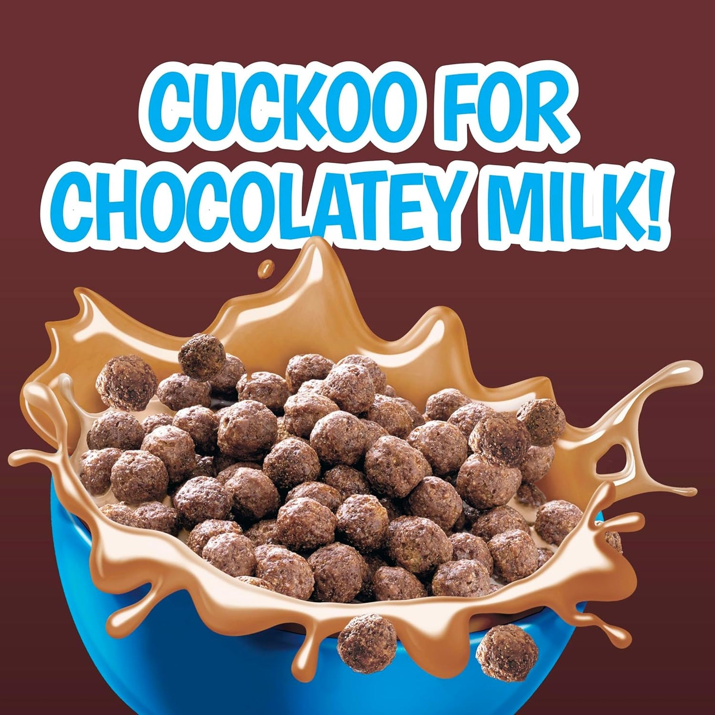 family-friendly kid-oriented branding with 'cuckoo for cocoa puffs' appeal