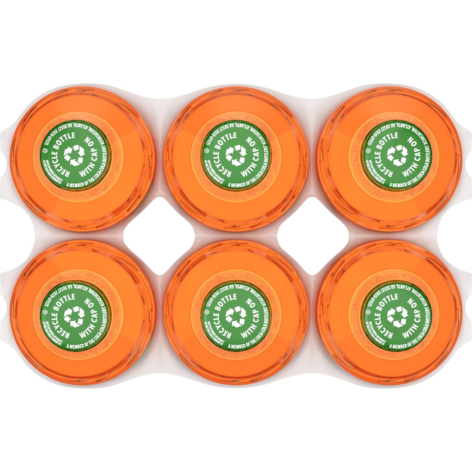 Fanta Orange Soda – After-School Snack Pairing, 6 Pack of 16.9 fl oz Naturally Flavored Bottles