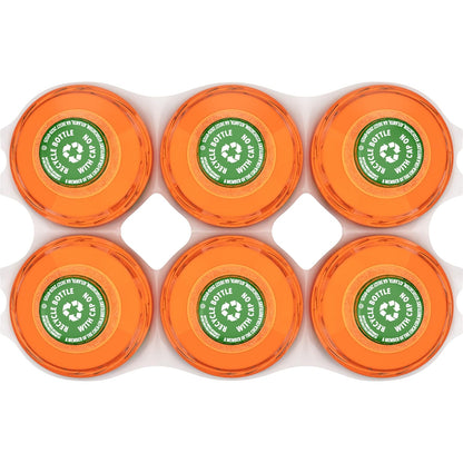 Fanta Orange Soda – After-School Snack Pairing, 6 Pack of 16.9 fl oz Naturally Flavored Bottles