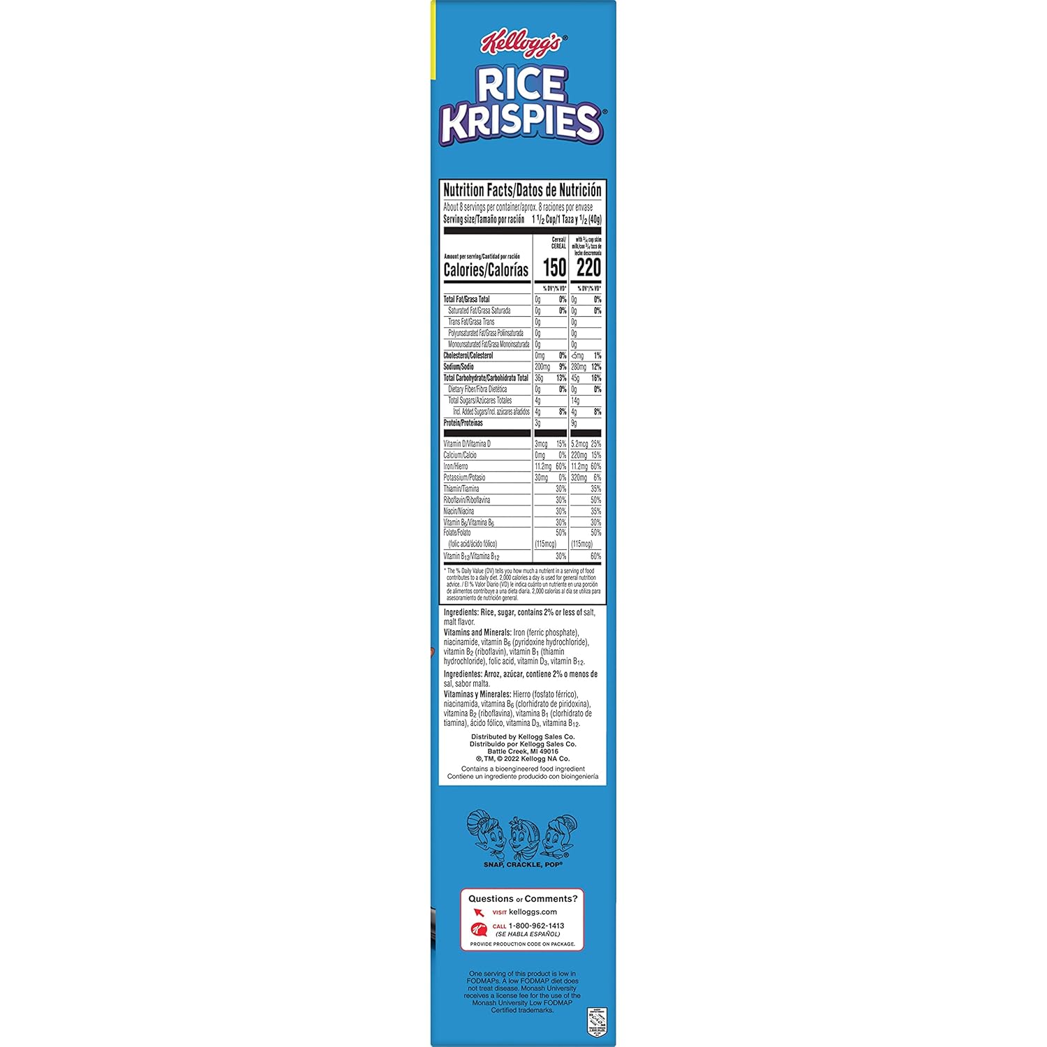 fat-free formulation with no cholesterol