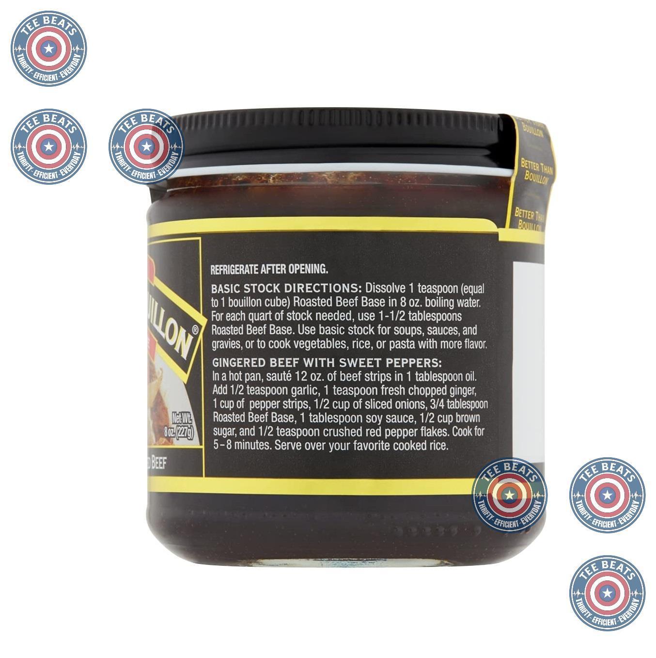 fat-free nutritional profile with 1/3 less sodium than ordinary bouillons