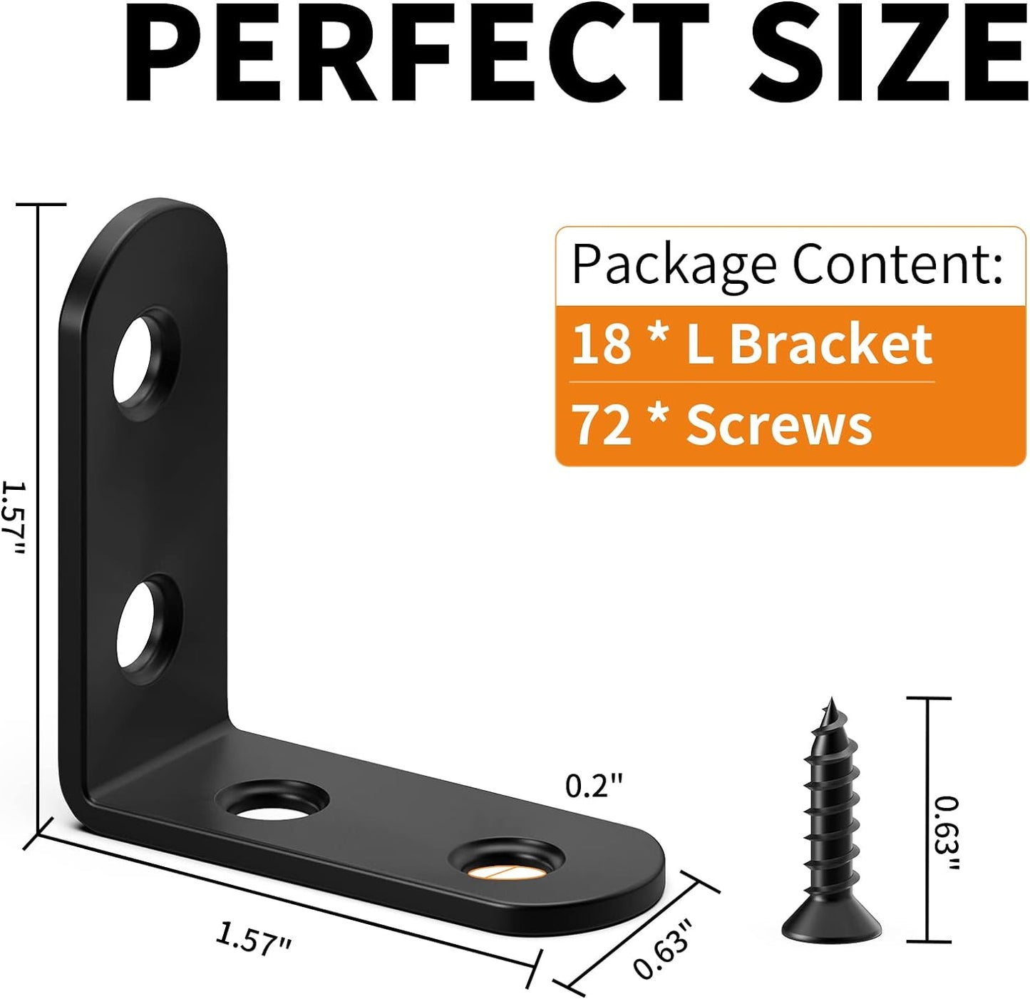 FATLODA Stainless Steel Brackets – Weather-Resistant Brace for Backyard Pergolas and Shed Framing