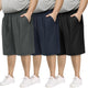 5X-Large Big Tall - Black, Dark Grey, Navy Blue - 3