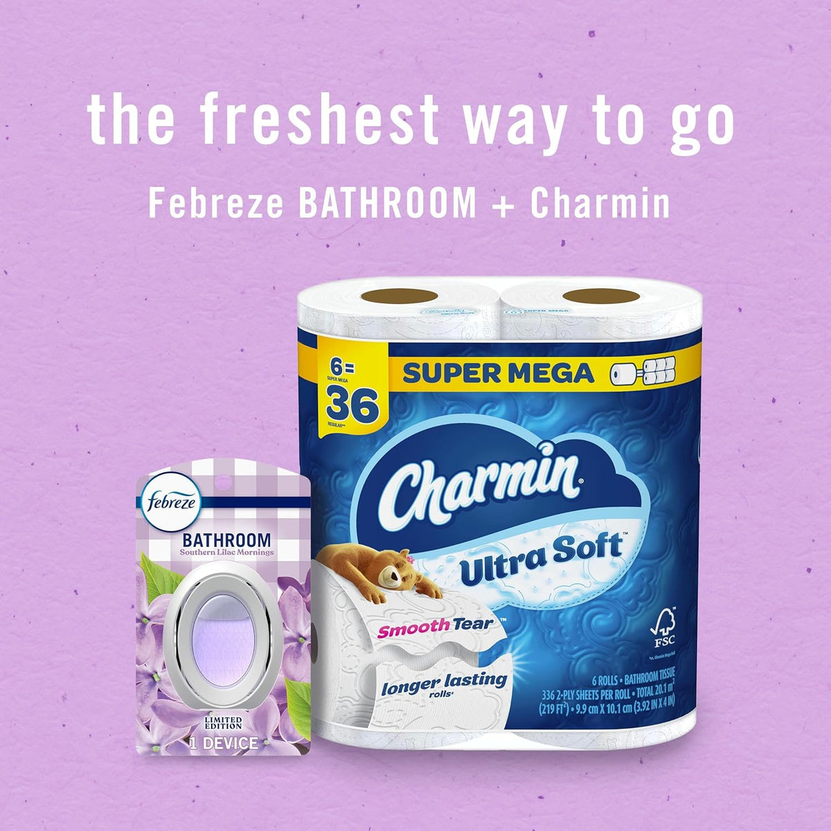 Febreze Small Space Air Freshener – Relaxing Peach Fragrance for Wind-Down Bedrooms