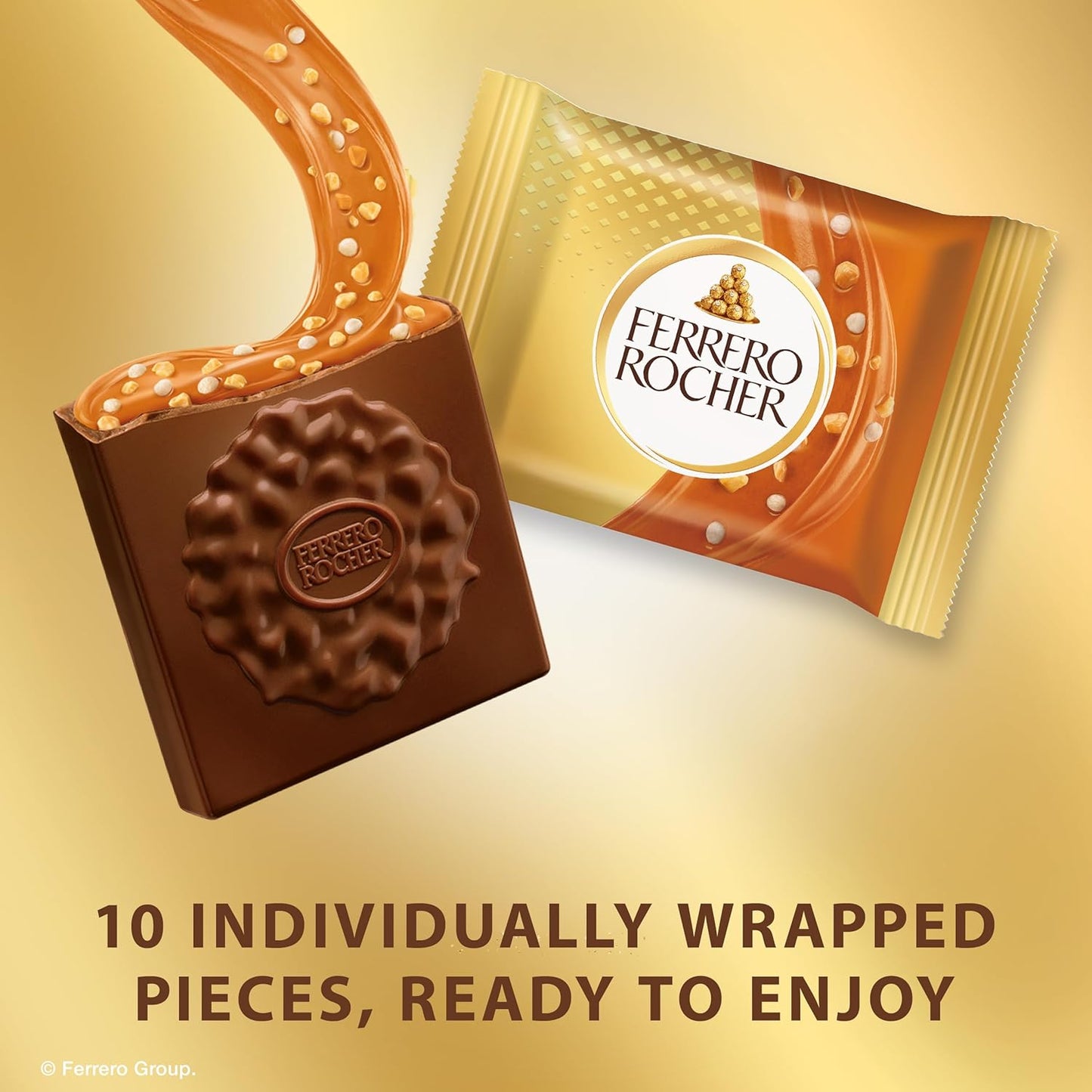ferrero-branded packaging positioned for premium gifting occasions