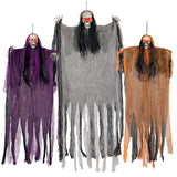 Halloween Decorations 3 Pack Lighted Eye Skeleton Ghosts Spooky but Soft Decor for the Playroom and Garage Party