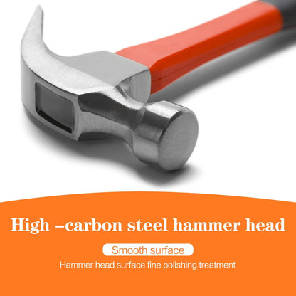 fiberglass core handle with ergonomic rubber overmold