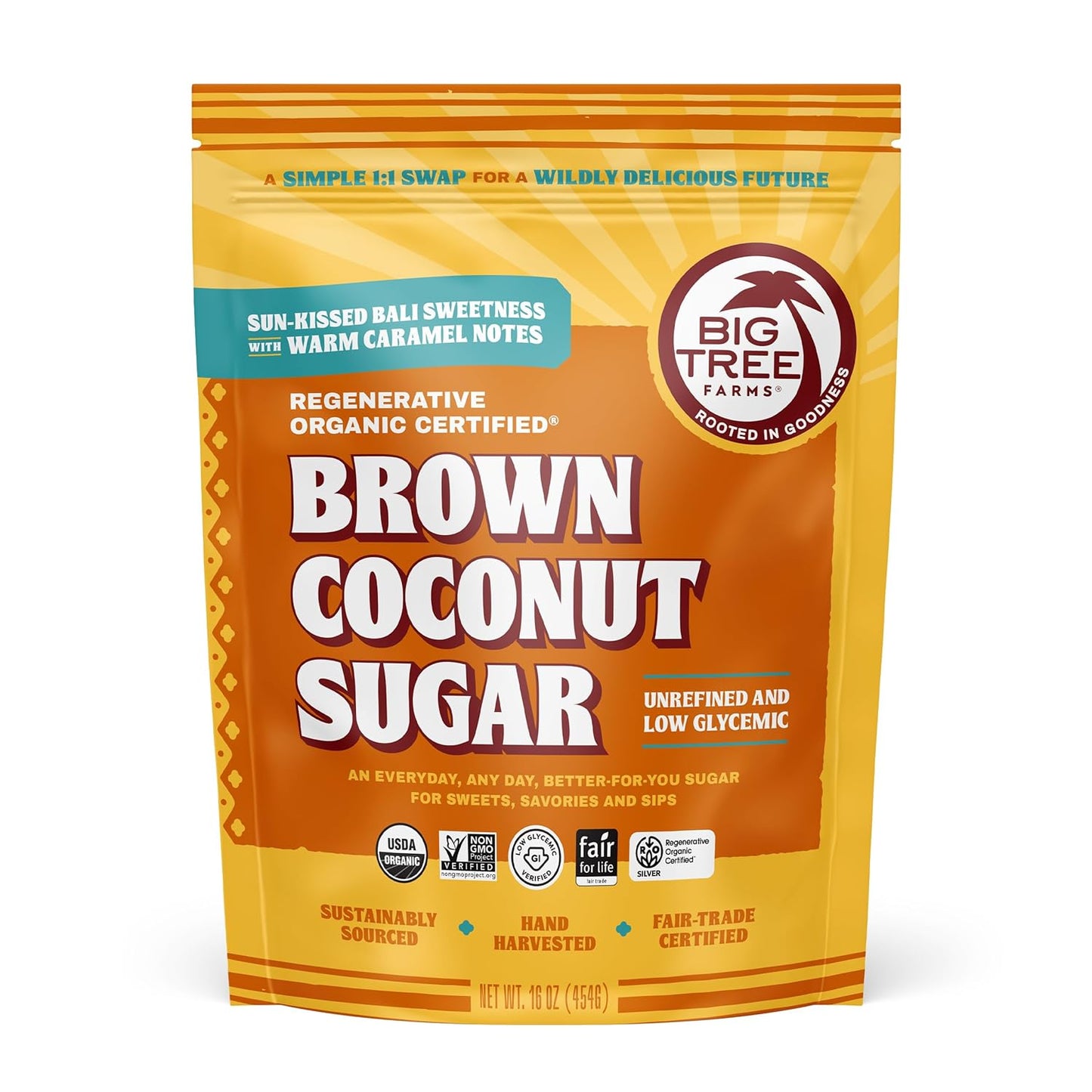 fine crystal texture that dissolves easily in baking and beverages