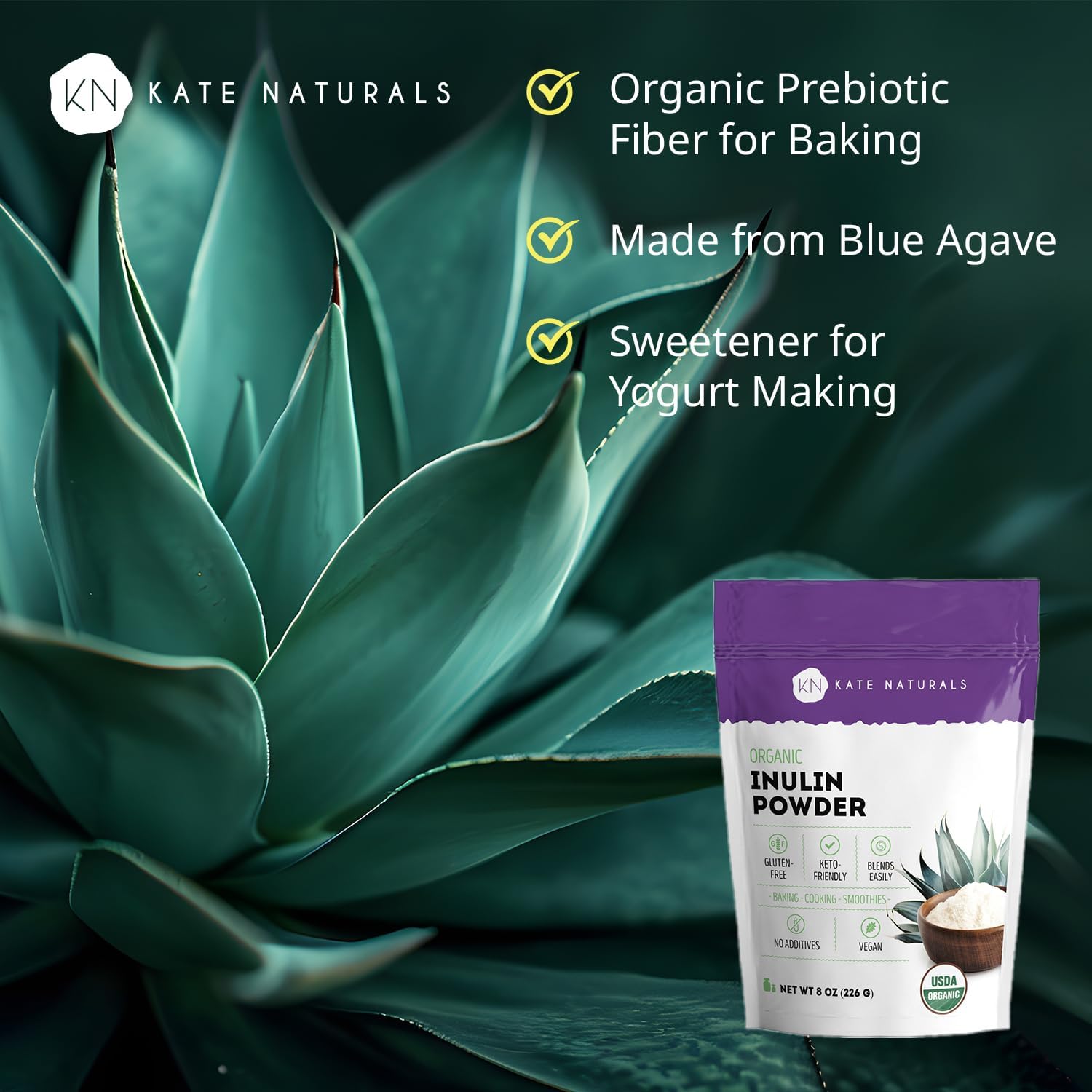 finely ground, highly soluble powder that mixes transparently into liquids and batters