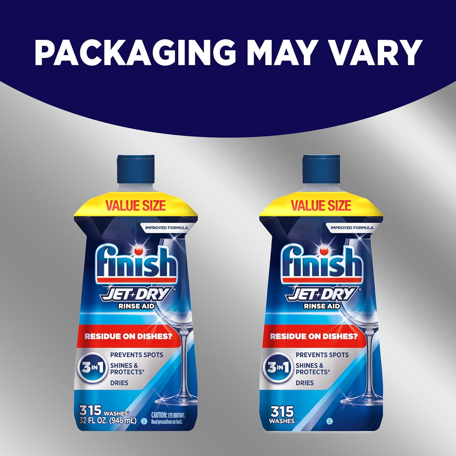 Finish Jet-Dry Dishwasher Rinse Aid for Less-Is-More Living, Quiet Monthly Refill Routine
