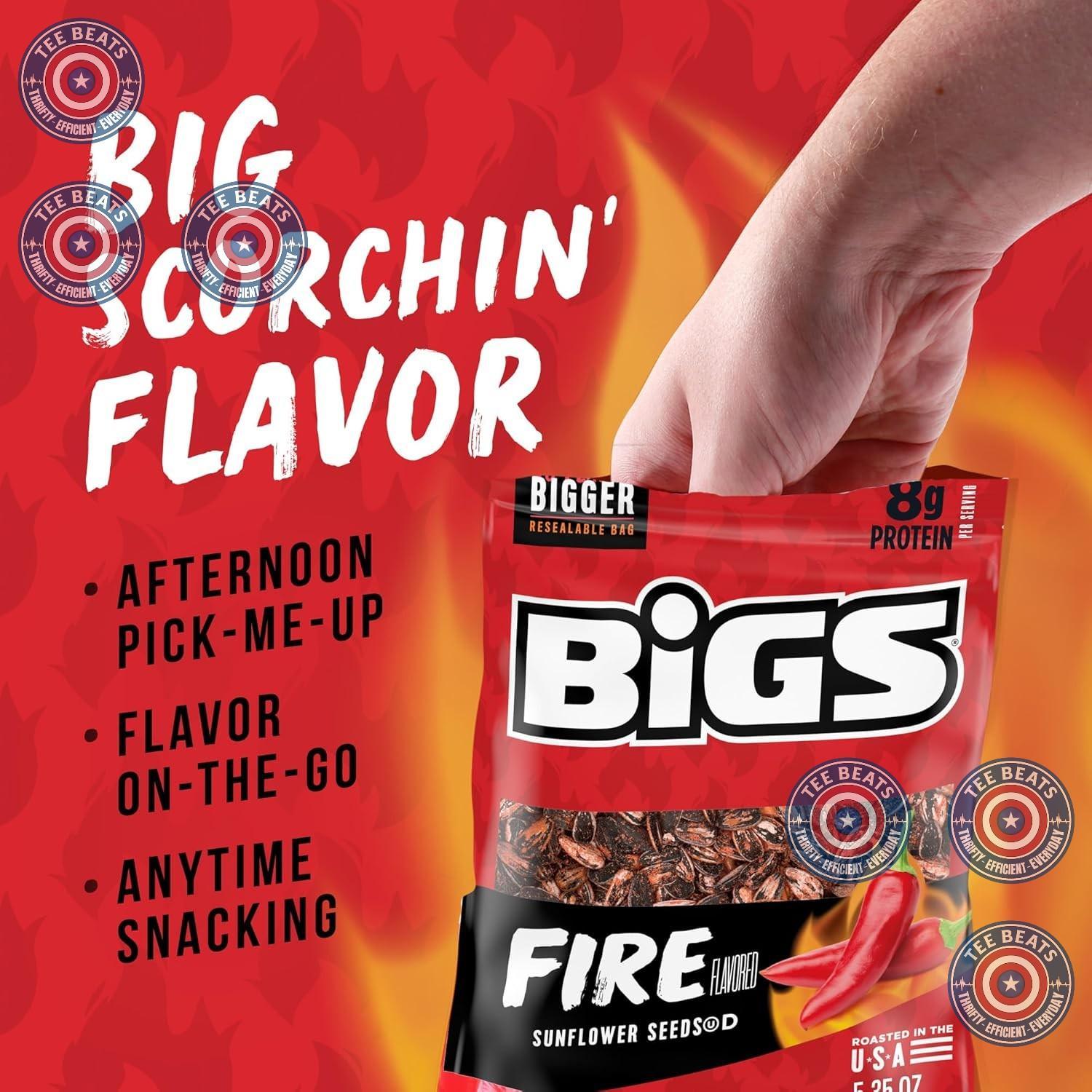 fire flavor seasoning with double-flavor coating for intensified spice