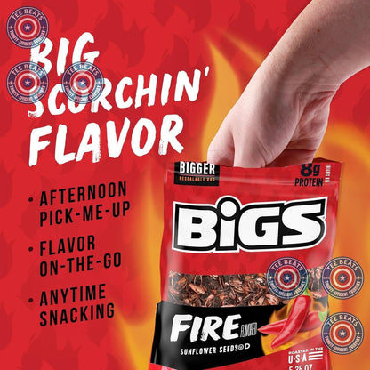 fire flavor seasoning with double-flavor coating for intensified spice