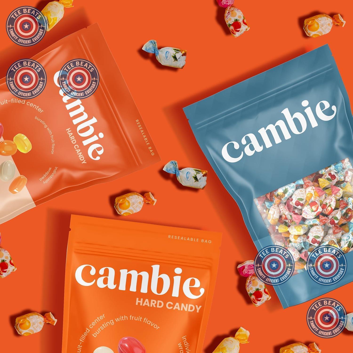 five assorted fruit flavors: strawberry, cherry, pineapple, orange, and lemon