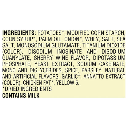 five flavor variants in one product line covering creamy, brothy, beef, poultry, and vegetable profiles
