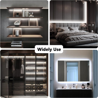 five length/color variants: 16.4ft/20ft/40ft/50ft in white 6500k and warm white