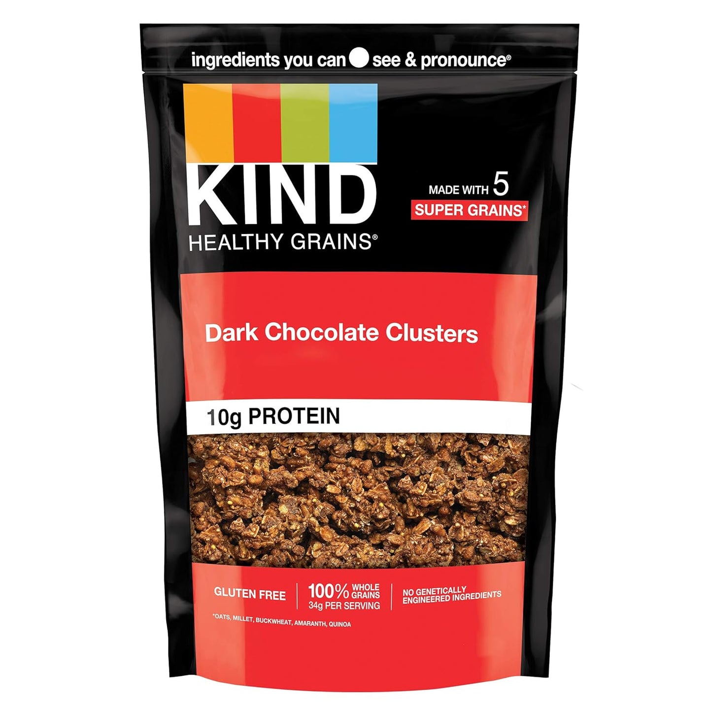 five super grain blend of oats, buckwheat, millet, amaranth, and quinoa