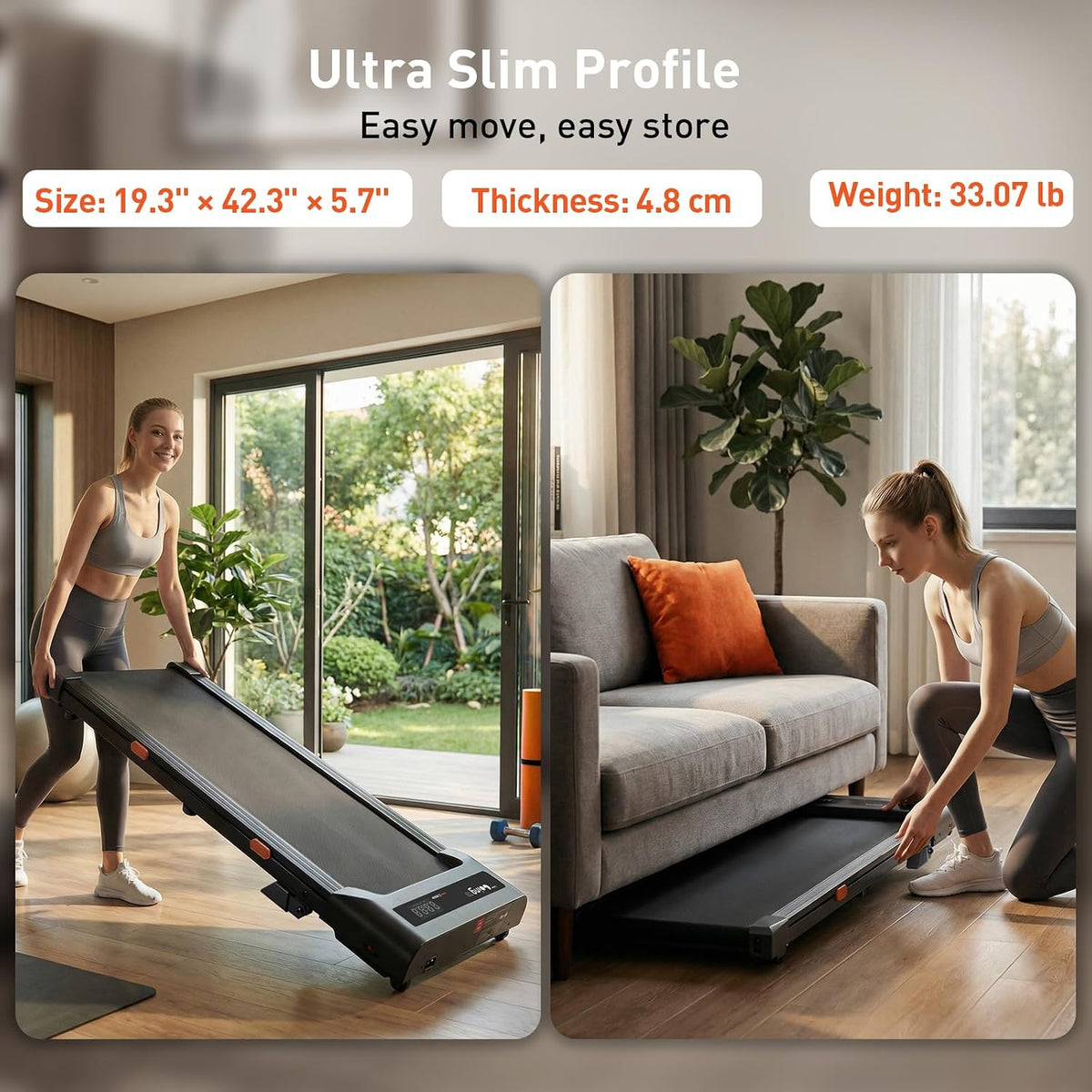 Cybergoing T10 Walking Pad Treadmill Powered By Bosch®, Standing Desk Walking Pad for WFH Professionals