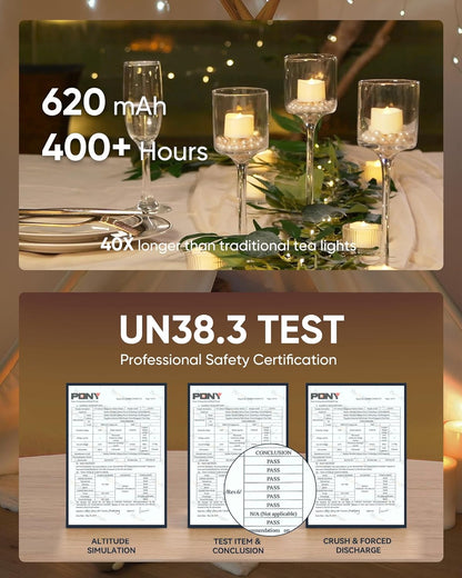 flameless flickering led with melted-edge realistic appearance