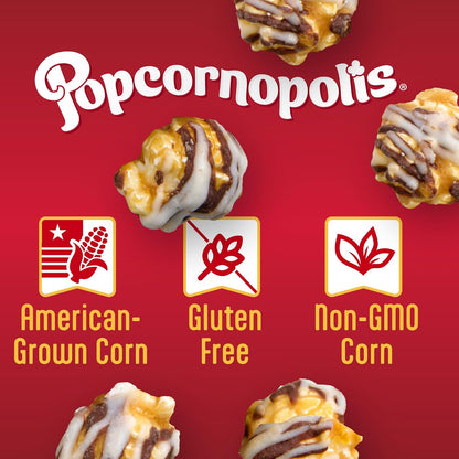 flavor options include double drizzle, caramel & kettle, and fuego