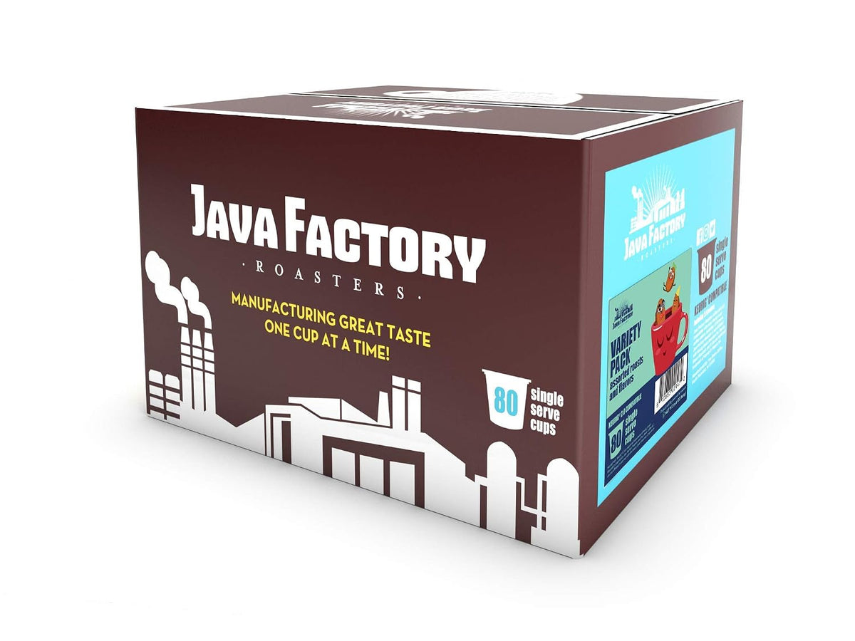 flavor range includes traditional blends such as smooth caffeinator, hello darkness, vanilla, and donut shop blend