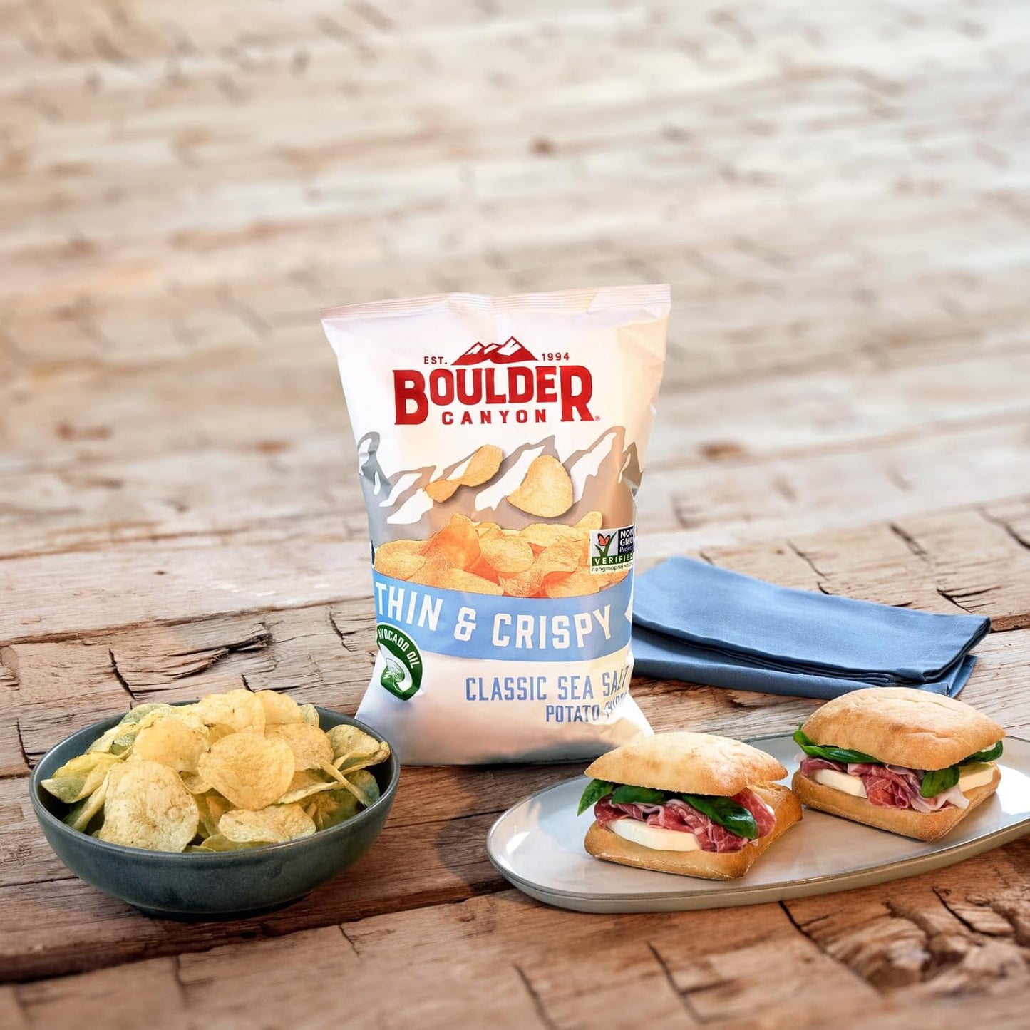 flavor range spanning sea salt, salted, barbecue, vinegar, cheddar sour cream, and jalapeno