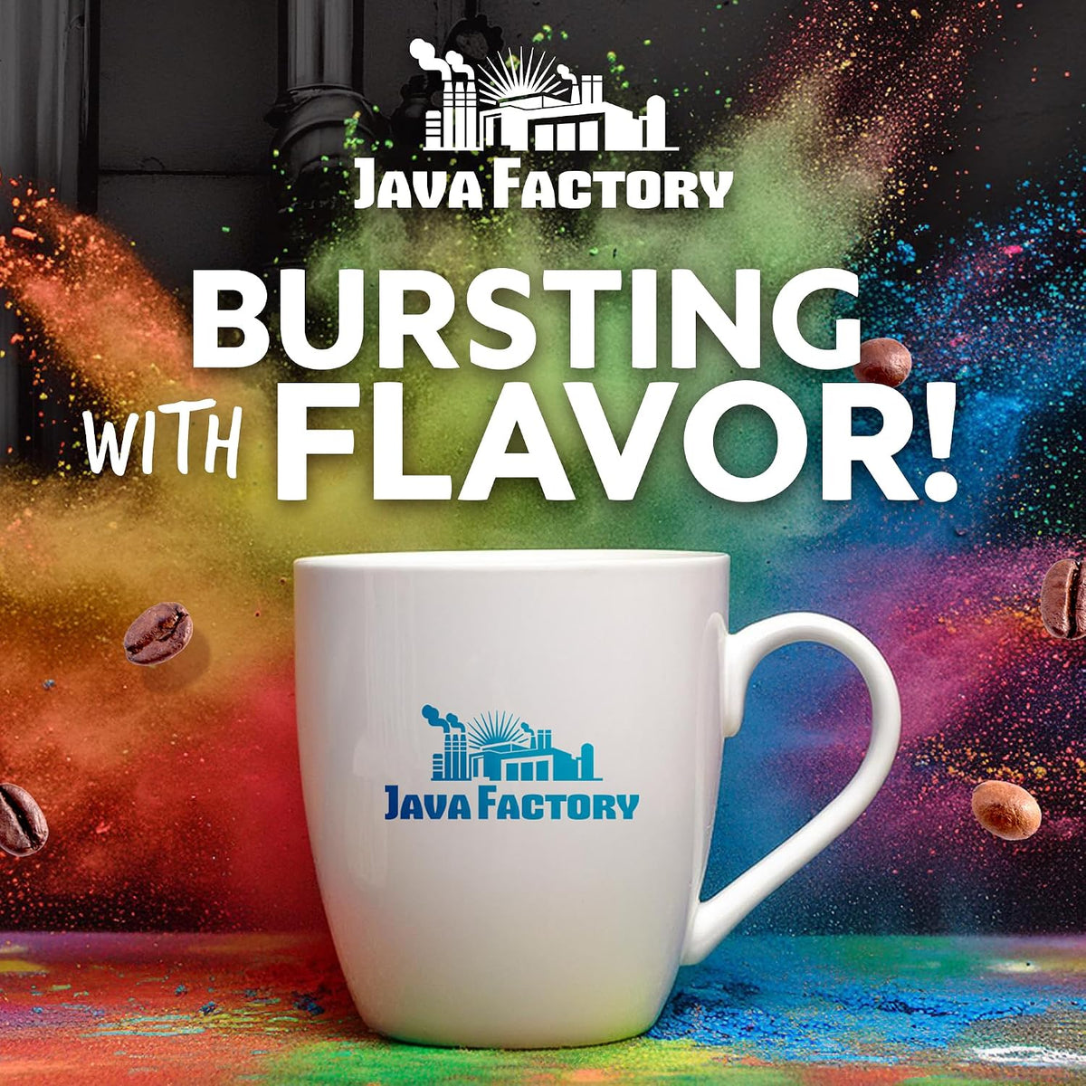 flavored and seasonal choices include caramel apple, pistachio, s'mores, jingle java, birthday cake, and banana cream