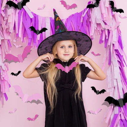 FLEATY Pink Bat Wall Decor – Pre-Packaged Holiday Gift for Tween Girls Who Want a Soft Spooky Bedroom Refresh