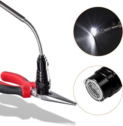 flexible 360-degree goose neck with adjustable height and angle