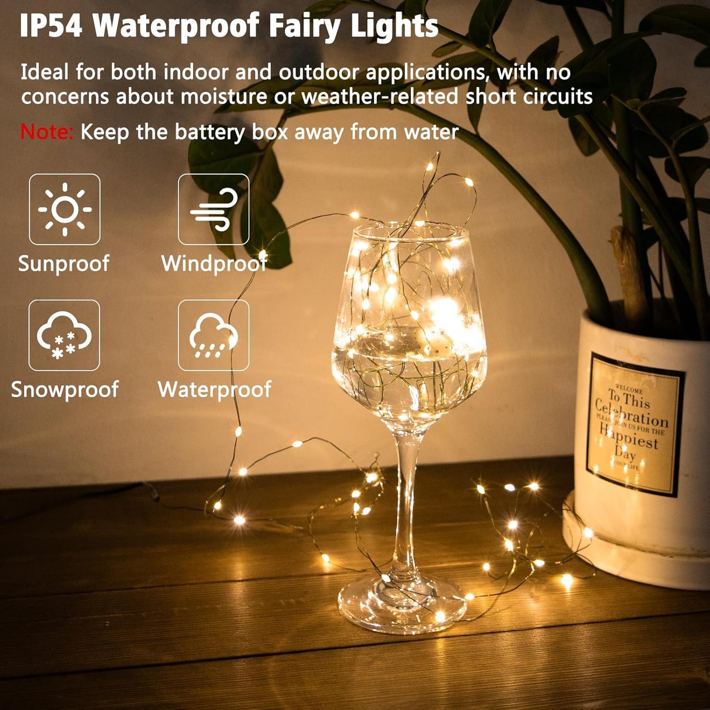 flexible dark green copper wire that blends with christmas trees and plants