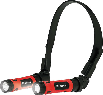 flexible gooseneck dual-arm design with two independently positionable led heads