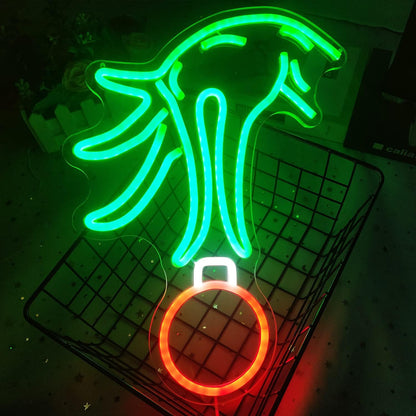 flexible led strip mounted on highly transparent acrylic back plate