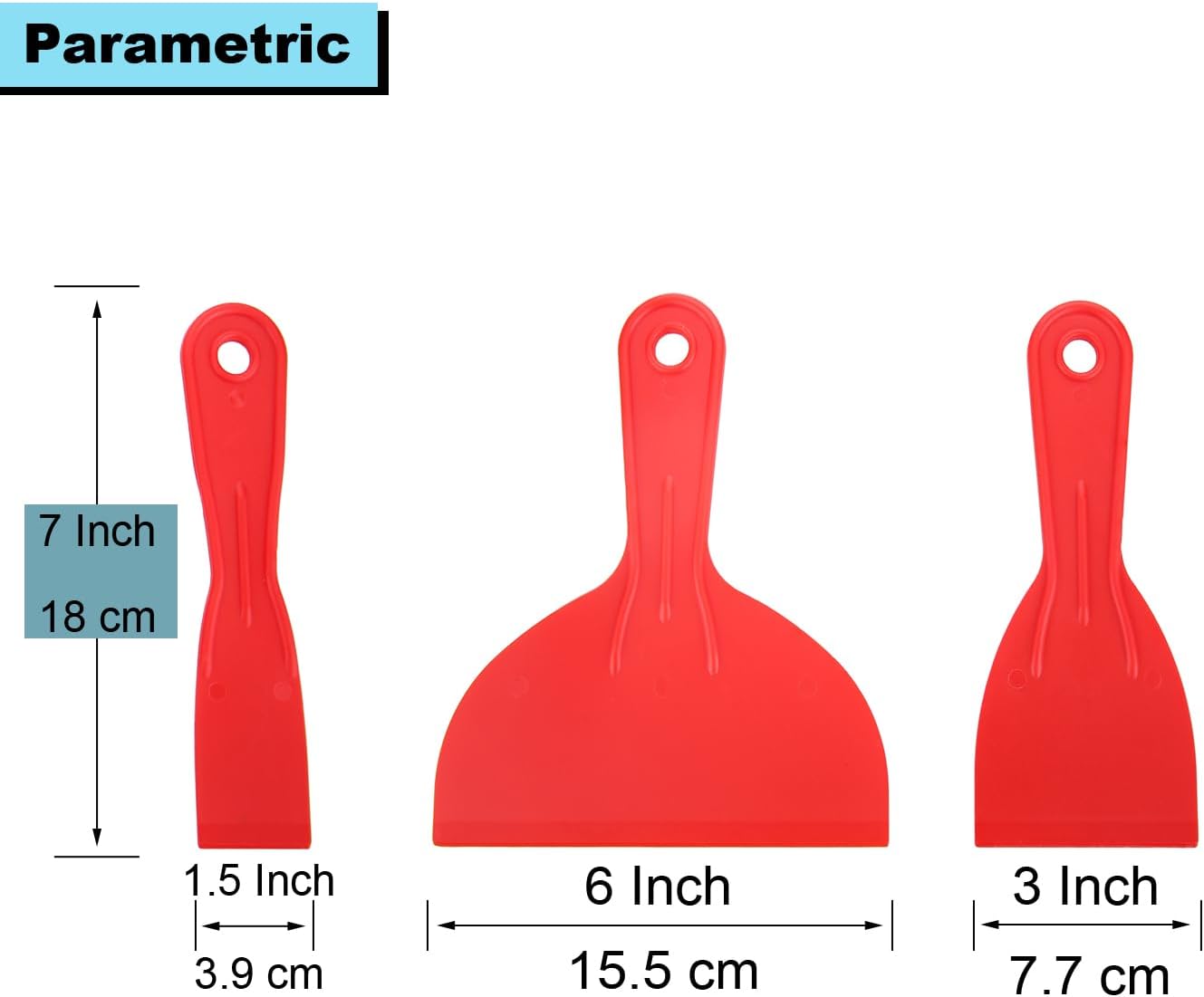 flexible plastic blade and handle construction