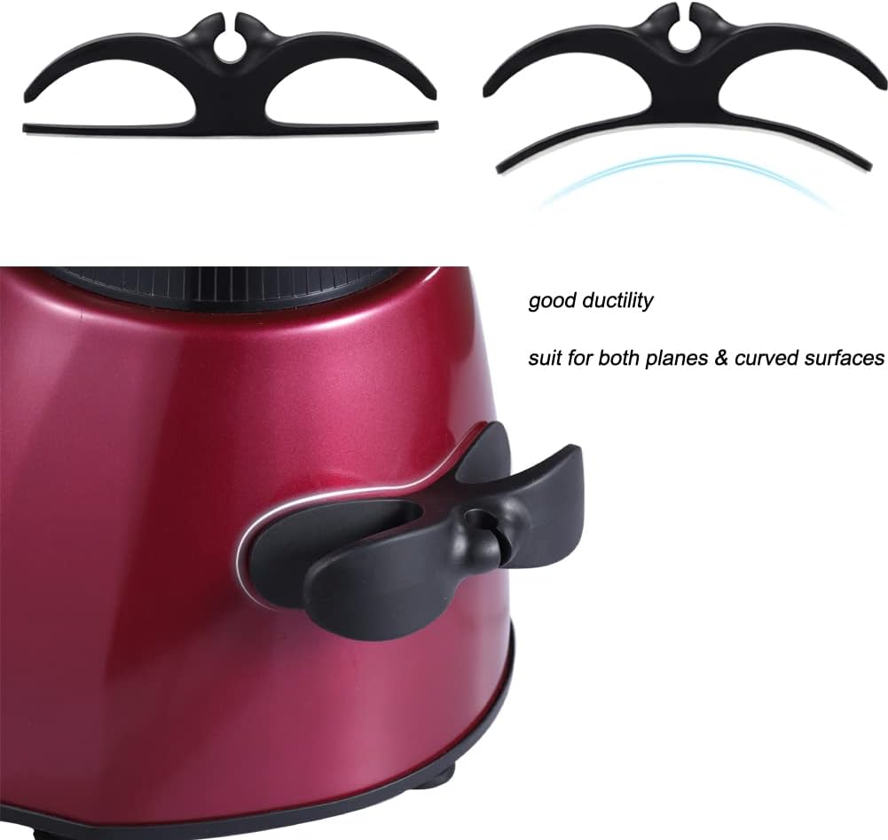 flexible silicone that conforms to both flat and curved appliance surfaces