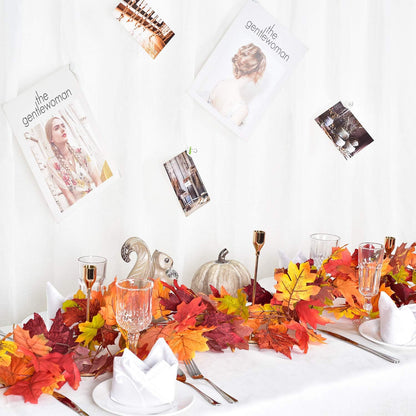 flexible wire stems that bend to drape on mantels, arches, railings, and doorframes