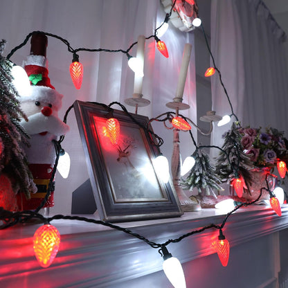 flicker-free built-in rectifier for stable, vivid light on each faceted bulb